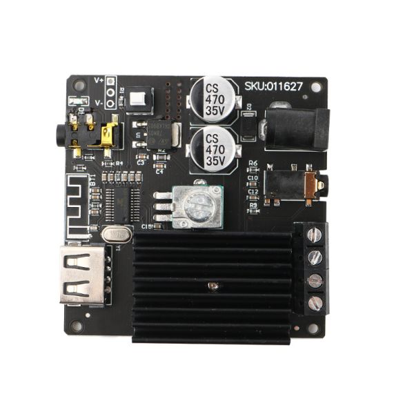 BT 5.0 Digital Power Amplifier Board 100W*2 Stereo Mini DIY Audio Module with U Disk & AUX Input Support