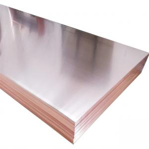 China 99.99% Pure Copper Sheet Plate Red C10100 4 -100mm factory