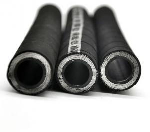 China SK200 - 8 Excavator Water Pipe Rubber Parts Temperature Flexible Oil Hose on sale