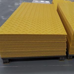 China 2*8ft HDPE Ground Protection Sheets Temporary Road Access Mats For Construction on sale