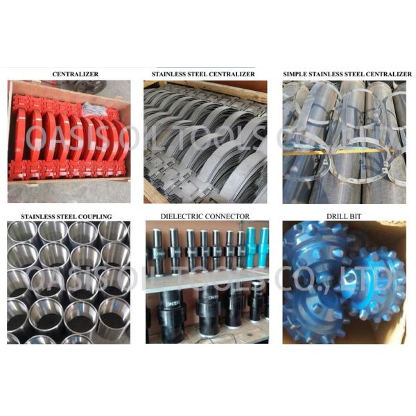 Well Casing Screen Turbolizer Centralizer , Hinged Spring Positive Centralizer