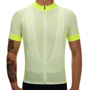 China Riding Custom Cycling Suits Fluorescent Polyester Bike Cycling Accessories Anti Sweat Sports T Shirt factory