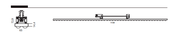 60W Led Track Linear Light