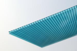 China High Impact Strength Polycarbonate Roofing Sheets Original  / Makrolon Material factory