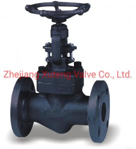 China Outside Screw Stem Position Forged Steel Flanged Globe Valve J41H-150LB for Sealing Form factory