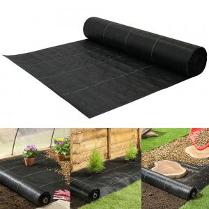 China Landscape Fabric Pro Commercial Weed Barrier Heavy-Duty Driveway Gardening Mat Polypropylene Ground Cover factory