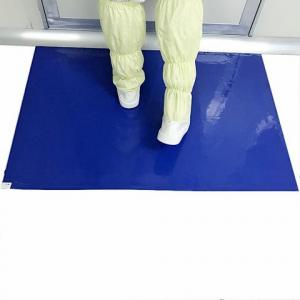 China Disposable Customized Cleanroom Sticky Mat Adhesive Basketball Floor Capture Dirt And Dust Tacky Mats on sale