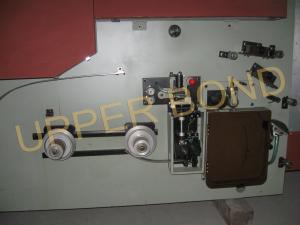 China White Fibre Filter Rod Forming Machine , Intermediate Speed Smoke Filter Machine factory