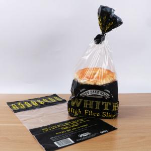 China Reusable Thickness 0.025mm 0.03mm Bread Packaging Bags With Ties factory