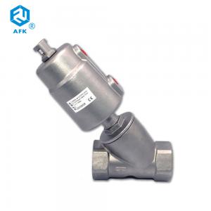China 1.5 inch Stainless Steel Pneumatic Angle Valve Actuator Control Valve factory