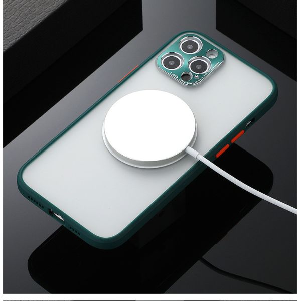 Iphone 12 Pro Max Magsafe Shockproof Matte Iphone Case Support Wireless Charging