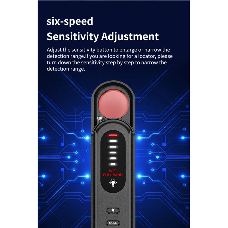 Type-C Charging Wireless RF Detector for Personal Security Guard and Mini Smart Camera