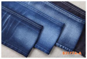 China Tr 9.5 Oz Fake Knitted Lycra Cotton Polyester Denim Fabric 73 Ctn 23 Poly 1 Spx factory