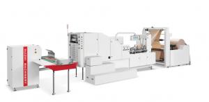 China RZFD-330 Paper Bag Making Automatic Machine Square Bottom 80V 15kw on sale