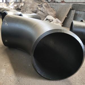 China DN200 90 degree SCH80 Seamless  Pipe Elbow Fittings  Butt Weld Black Pipe Fittings factory