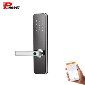 China 5 Star Magnetic Keypad Entry Door Lock Mechanical Key Free Software Password factory