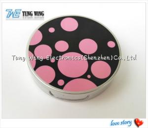 China Promotional Pocket Makeup Mirror Cosmetic Compact Mirror With Music on sale