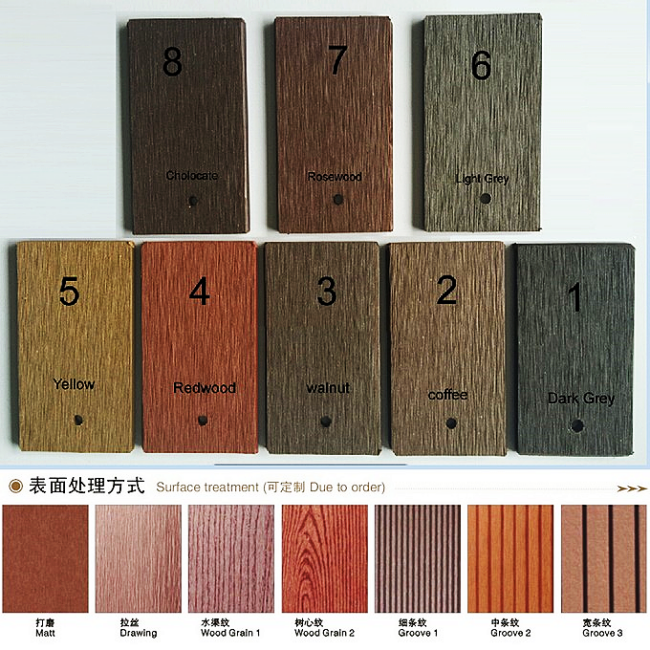 140 X 40mm Mouldproof Wpc Wood Solid Core Decking Floor Splinter Free Redwood