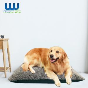 China Option Linen Faux Fur Orthopedic Washable Dog Bed Different Size on sale