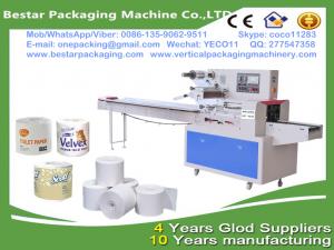 China Updated kicthen towel toilet paper roll packing sealing machine,toilet tissue roll production line china Bestar supplier on sale