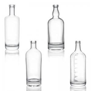 China CROWN CAP Sealing 200ml Clear Round Glass Bottles for Carbonated Drinks in Bulk factory