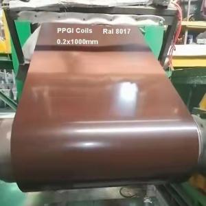 China Z120-Z180 Painted Sheet Metal Coils RAL Color Strong Corrosion Resistance factory