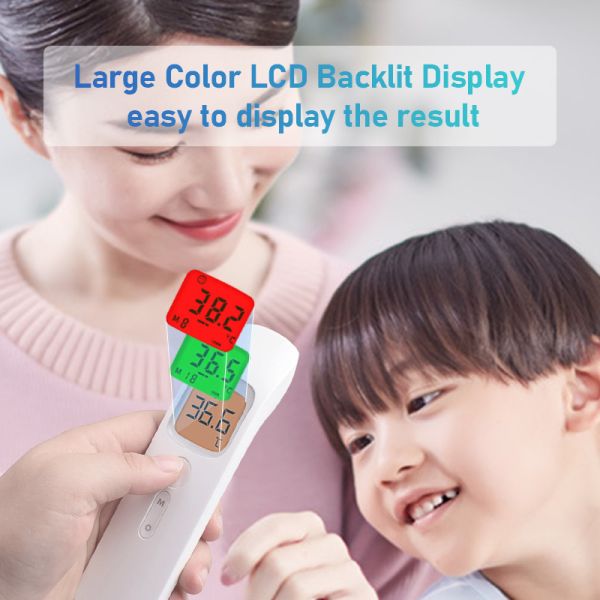 3VDC LCD Screen Digital Thermometer Infrared Non Contact Lightweight