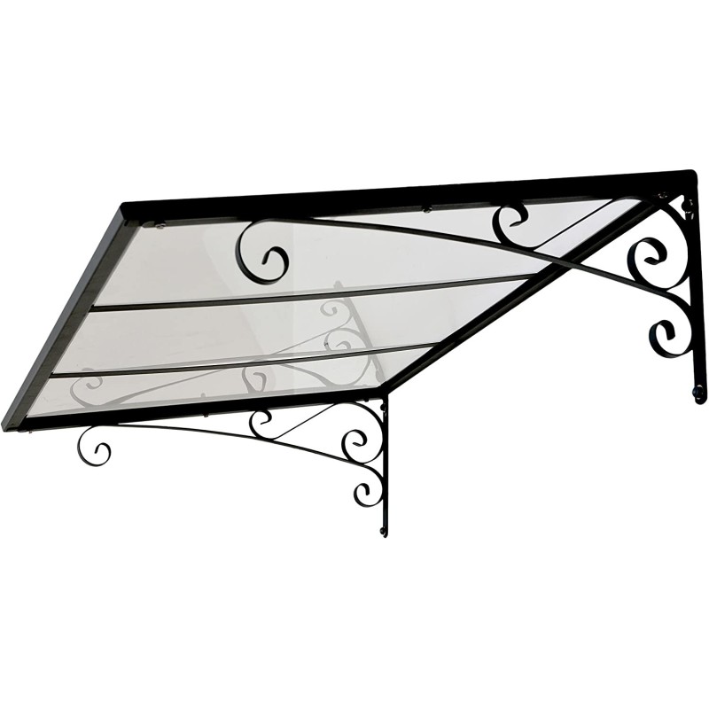 DIY Assembly 80x150cm Door Window Awning Canopy