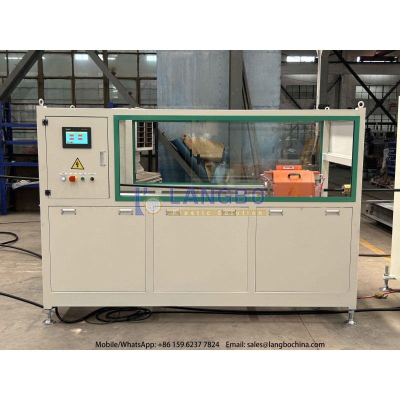 Double Screw Plastic PE Extruder Pipe Making Machine