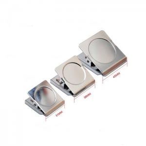 China 31mm / 38mm / 45mm Stainless Steel Clip/Clamp Refrigerator Magnets for Home or Office factory