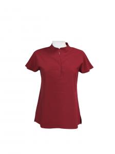 China 180 GSM Polyester 77% Rayon 20% Spandex 3% Medical Uniform Scrubs With Hiding Buttons factory