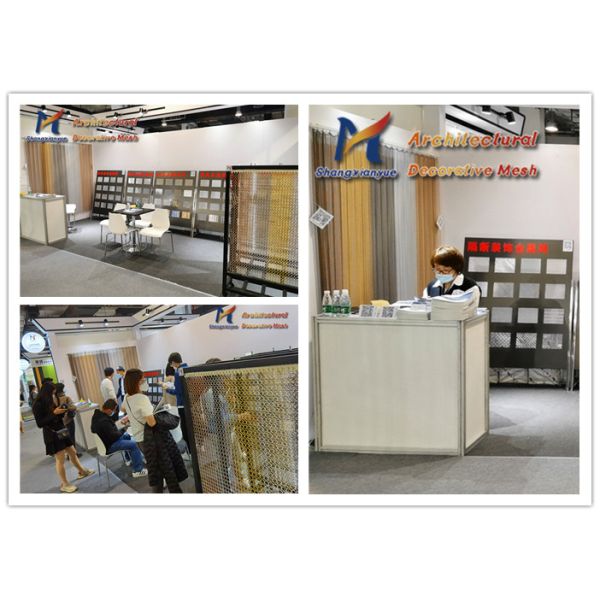 Solar Shading Wiremesh Stainless 304 Space Dividers 1mm 2.5mm