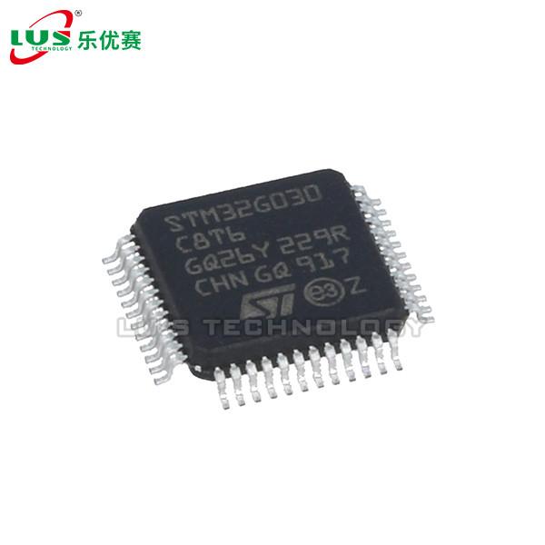 China Microcontroller Stm32 Lqfp48 Ic Chip Stm32g030c8t6 Flash MCU 32 BIT factory