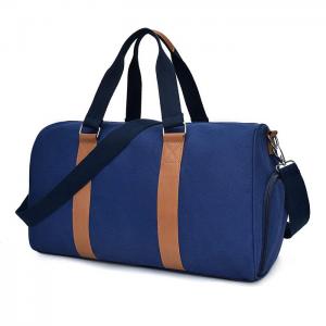 China 12OZ Mens Womens Canvas Overnight Bag , Large Travel Duffle Bags factory