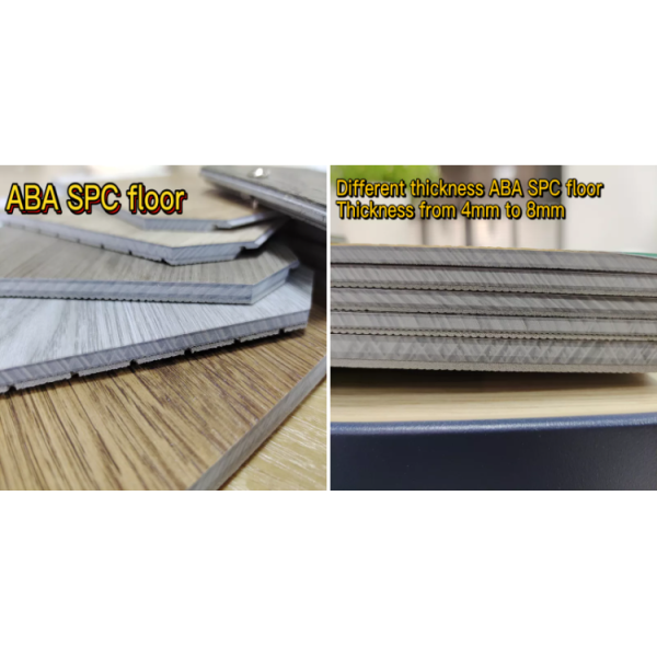 Non Formaldehyde Herringbone SPC Flooring Super Stable