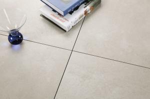 China Lappato Surface White Modern Porcelain Tile , Cement Inkjet Floor Tiles 600 X 600mm Size factory
