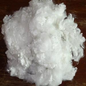 China Siliconized Recycled Polyester Staple Fiber Anti Static For Cushion Filling factory