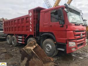 China Howo 8x4 Second Hand Dumper Truck , Mining Tipper Trucks Left Hand Drive on sale