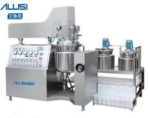 China Vacuum Emulsifying Homogenizer Mixer Machine Lift Type Viscosity Cream Paste Lotion on sale
