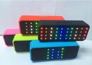 China X60 Speaker Wireless Bluetooth speaker with LED light TF card mini music Subwoofers factory