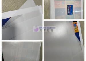China Precision Waterproof Translucent Polycarbonate Sheets For PC Card Making factory