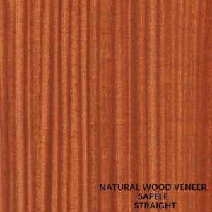 China Quarter Cut Straight Africa Natural Sapele Wood Veneer For Faces And Parquet Flooring factory