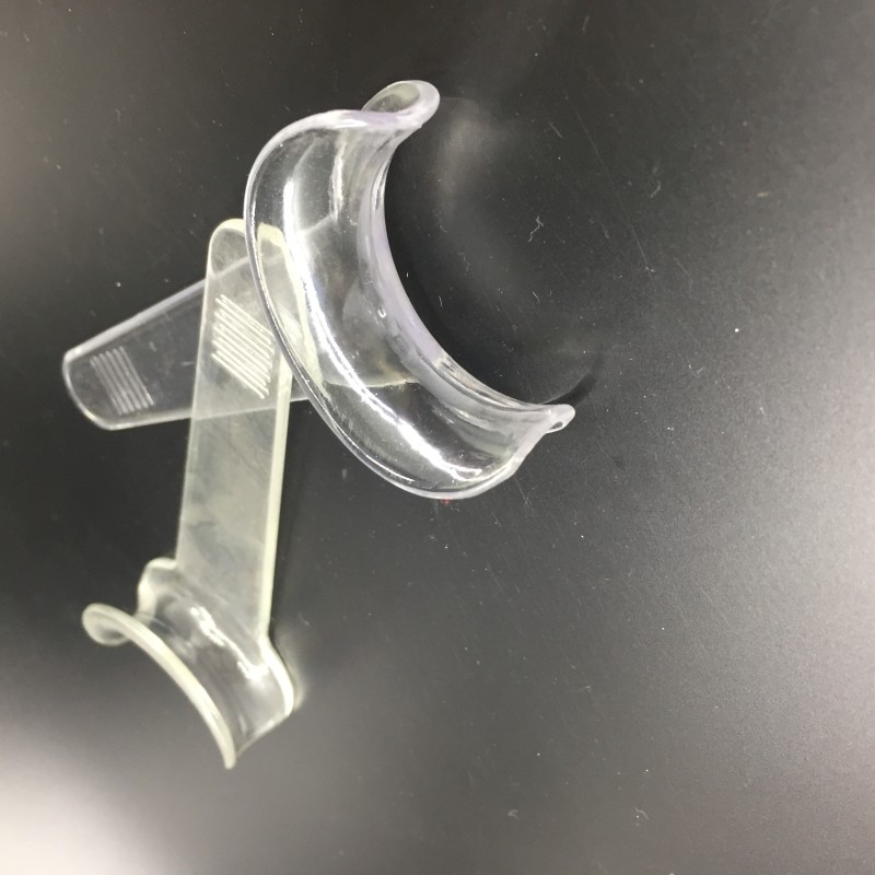 T Shape Dental Cheek Retractor , Single Span Plastic Cheek Retractor