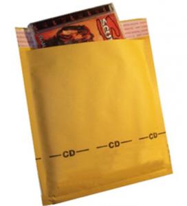China Kraft Shipping Package Envelope With Bubble Wrap Inside Shock Resistance on sale