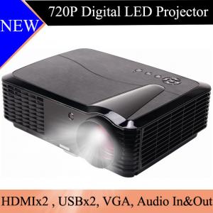 China Home Cinema LED LCD Projector 720P Resolution HDMI USB Beamer Proyector HD Image Projetor factory
