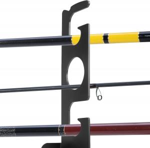 China Customized Color Wall Mounted Fishing Pole Holder Perfect for Garage and Basement factory