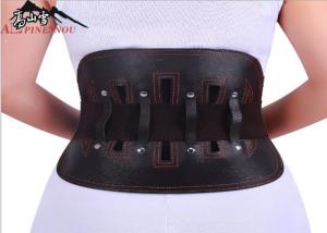 Leather Steel Plates Lumbar Back Support Belt Relief The Pain Of Waist