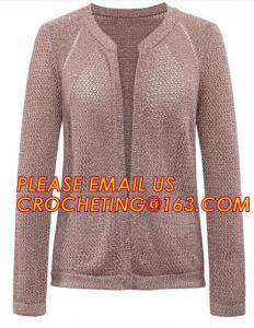 China Hot Sale Professional Sweater Cardigan Women, V-Neck Two-Pocket Cashmere Cardigan Sweater for women factory