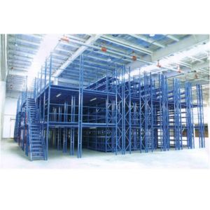China Pallet Two Tier Mezzanine Racking System With Environmental Powder Printing factory