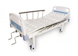 China Anti Slipping Full Electric Hospital Bed Air Permeability Double Shake Nursing Bed factory